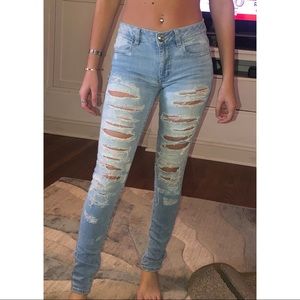 American Eagle skinny jeans!
